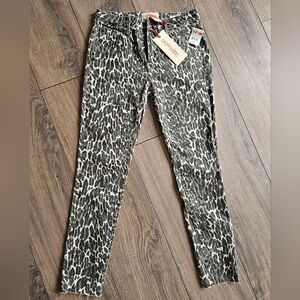 DRIFTWOOD Black and White Animal Print Jeans